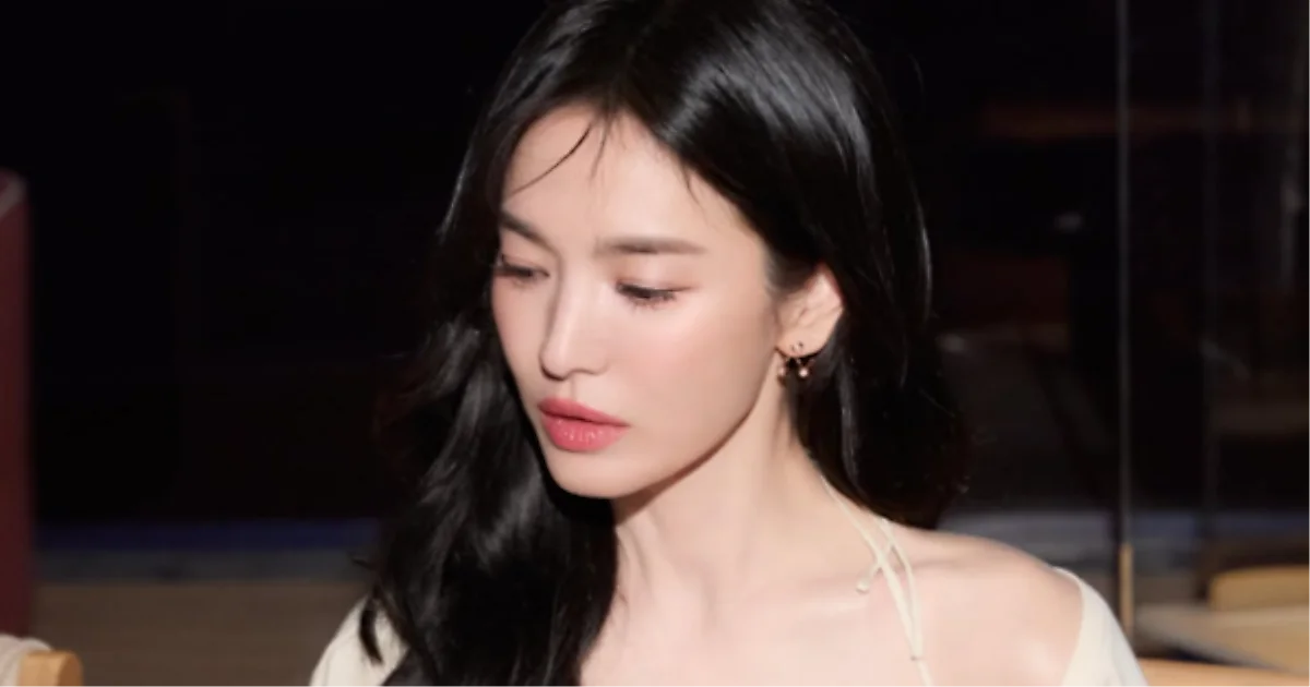 Song Hye-kyo Lights Up a Paris Night in Elegant Back-Baring Fashion