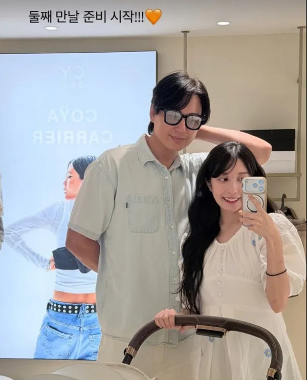 48歳のイ・ジフン、14歳年下の彩音さんと第二子となる娘を迎えるためのショッピング