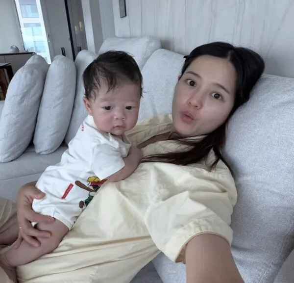 Nam Bo-ra Shares Happy Parenting Moments with Her Son, Who Looks Just Like Her