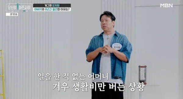 Comedian Oh Ji-heon reveals family struggles: Father earned 50 million won monthly