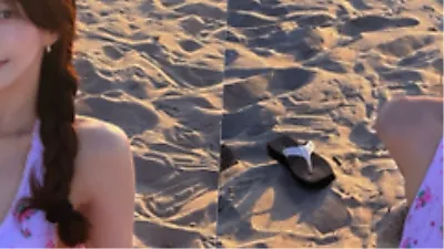 Han Bo-reum radiates summer vibes with stunning bikini photos at sunset