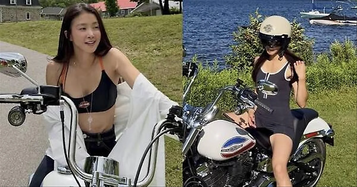 Lee Si-young finds freedom riding motorcycle in Canada