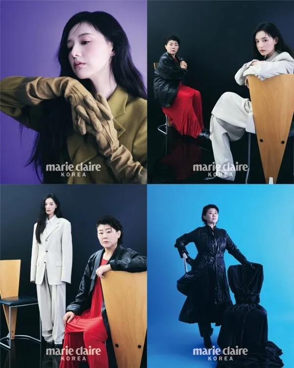 Kim Ji-won时隔两年回归,与李静合作拍摄情侣画报