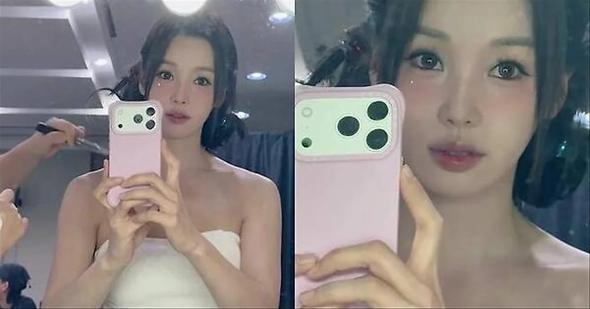 Nam Gyu-ri纯白造型尽显少女感，42岁依然冻龄魅力十足
