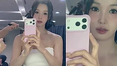 Nam Gyu-ri纯白造型尽显少女感，42岁依然冻龄魅力十足