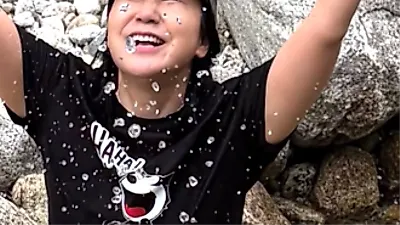 Ra Mi-ran enjoys summer getaway in mountain valley