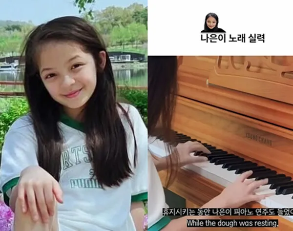 Con gái 11 tuổi Na-eun của Park Joo-ho thông thạo 5 ngôn ngữ và sở hữu tài năng piano xuất chúng