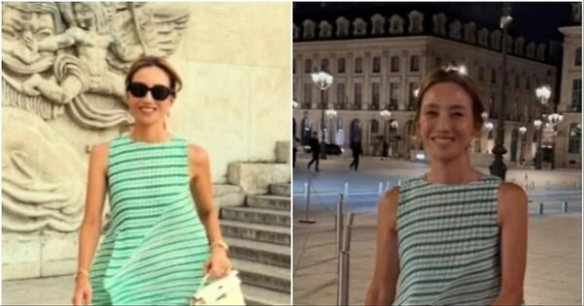 Kim Min stuns in Paris with timeless elegance, earning praise from Hwang Shin-hye