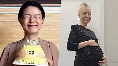 アン・ヨンミが第2子出産へ「無事に出産して戻ってきます」―再び遠征出産疑惑に直面