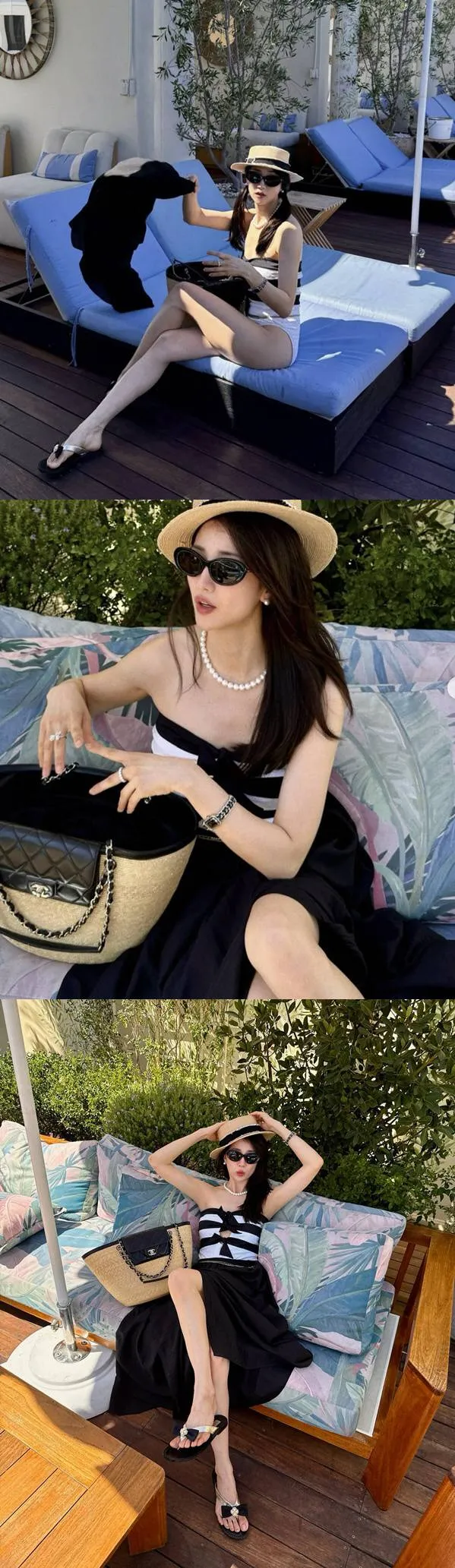 Park Ha-seon stuns in head-to-toe Chanel resort look during vacation