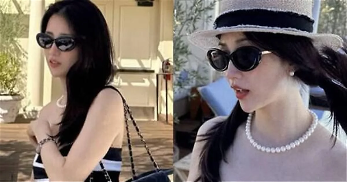 Park Ha-sun khoe phong cách 'All Chanel' đẳng cấp tại khu nghỉ dưỡng