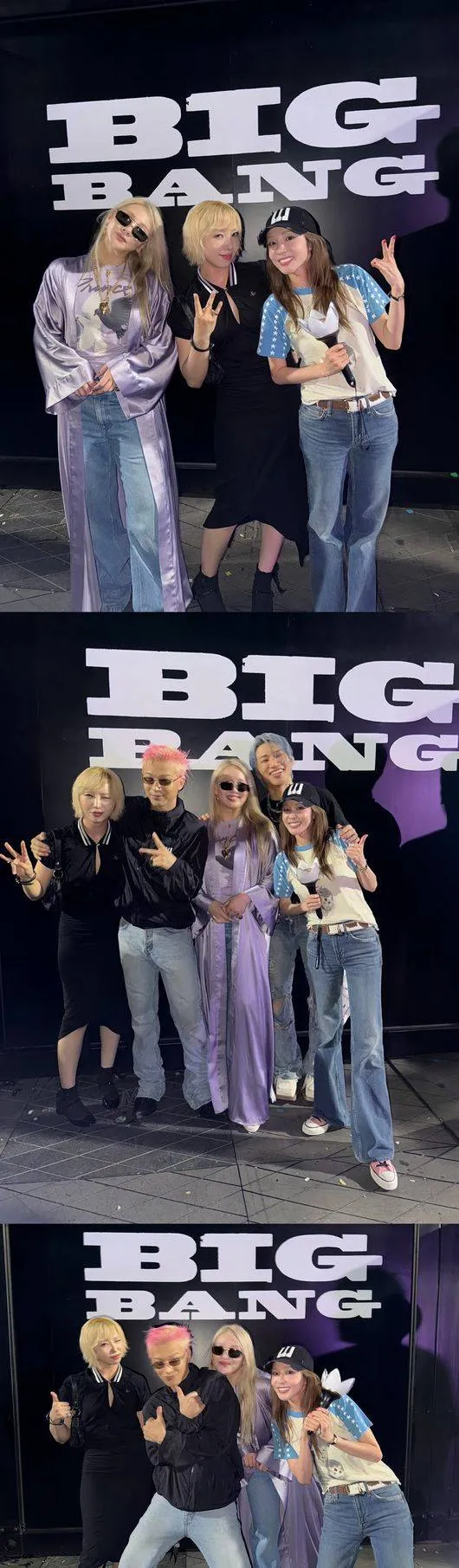 Sandara Park, CL và Minji cùng tham dự concert BIGBANG, vắng mặt Park Bom