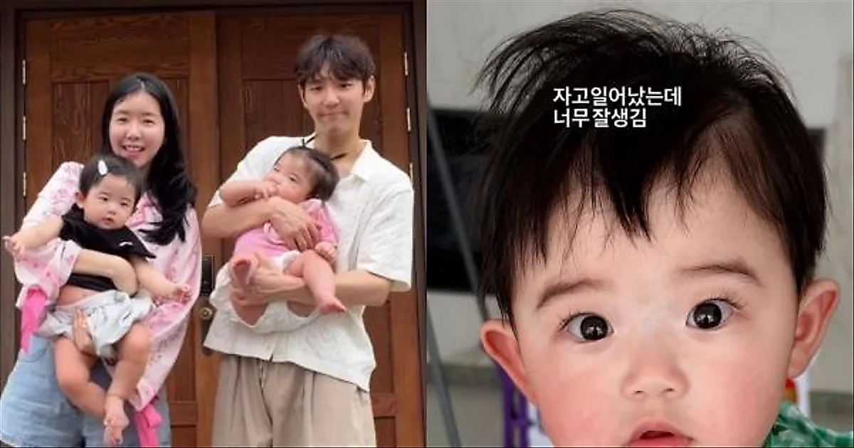 Kim Ji-hye and Choi Sung-wook share heartwarming updates of twins
