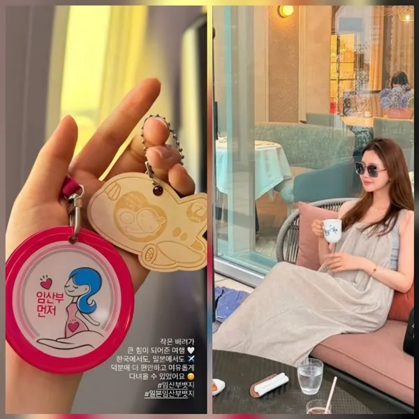 Lee Da-hae cùng chồng Se7en đi du lịch dưỡng thai tại Nhật Bản với huy hiệu bà bầu
