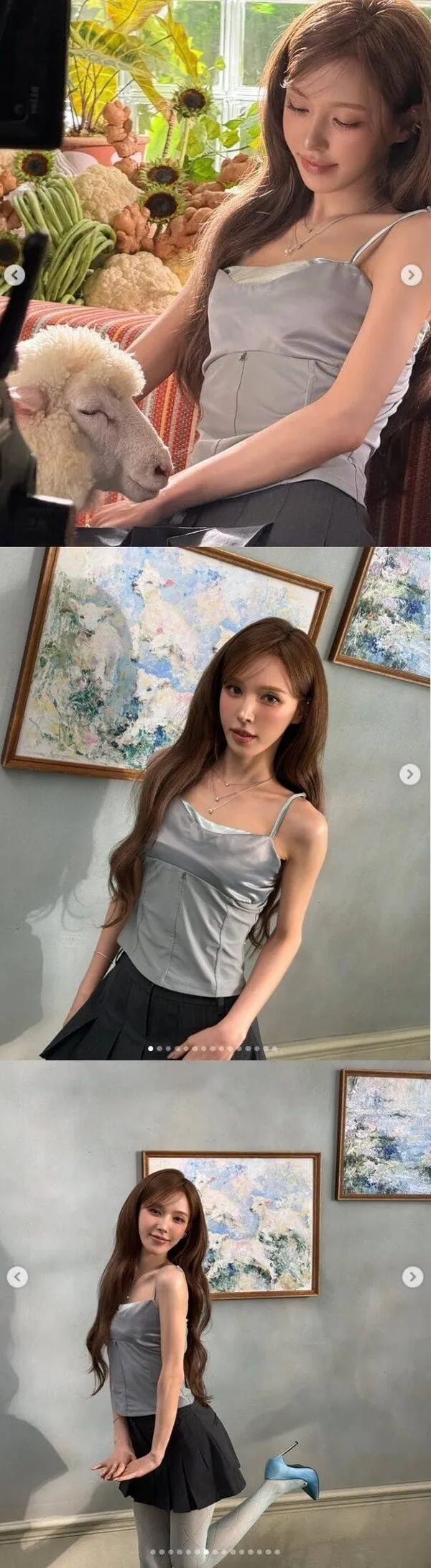 Wendy's ethereal beauty, like a nymph living on dew in the forest