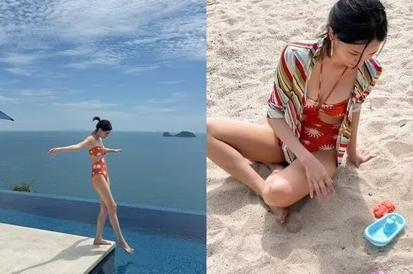 Con gái Hwang Shin-hye, Lee Jin-yi, khoe vóc dáng gợi cảm với bikini vượt mặt cả mẹ