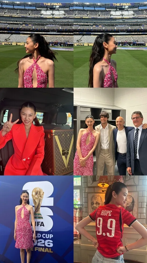 Jung Ho-yeon takes the World Cup Final—Global presence continues with 'HOPE' following 'Squid Game' (BH Entertainment)