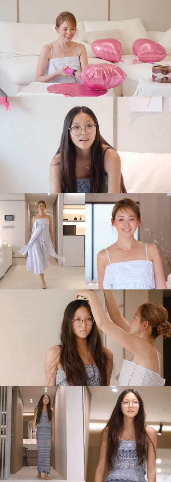 Choo Sa-rang 14 tuổi đã cao 172cm - Yano Shiho khen ngợi: "Trông con như nàng tiên cá"