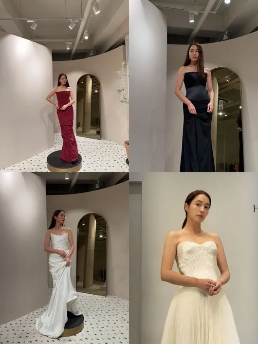 Lee Min-jung's Dress Tour: "The first one was pretty, but the last one is even more so?"