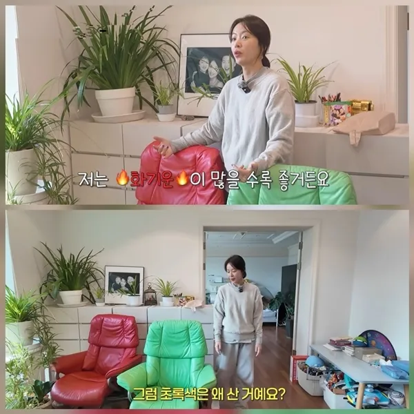 Hwang Jung-eum tiết lộ chiếc ghế của chồng cũ từ 10 năm trước là đồ cực kỳ đắt tiền