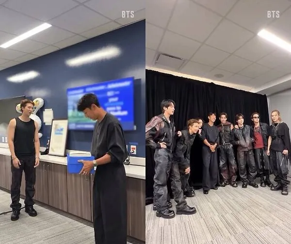 BTS và Son Heung-min đều 'ngại ngùng' khi gặp nhau