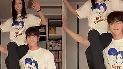 Seo Kang Joon nhấc bổng Ahn Eun Jin lên vai: Khoe tình cảm hay sức mạnh?