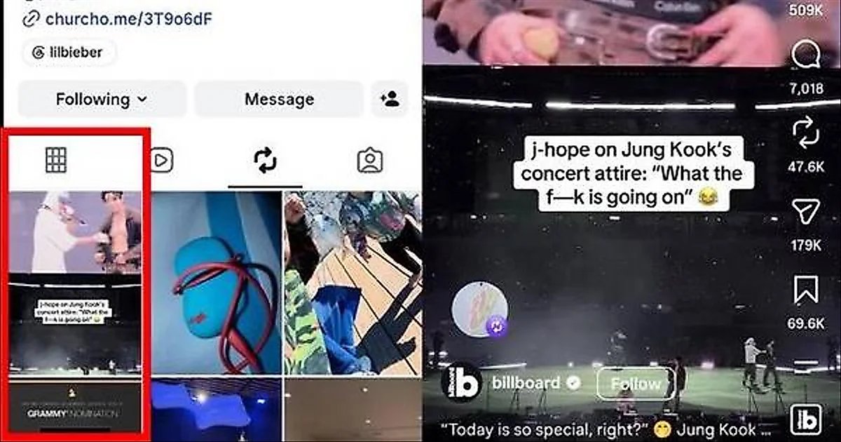 Jungkook [BTS] cởi trần khiến Justin Bieber cũng phải kinh ngạc