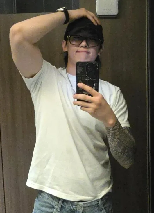 Dex's forearms are larger than his face: He has exceeded the limits of bulking up