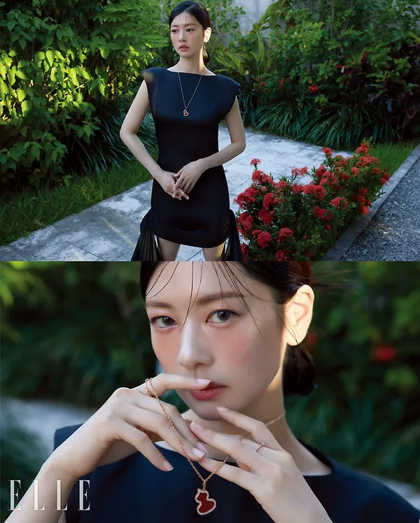 Jung So-min embodies the pinnacle of elegance amidst the nature of Okinawa
