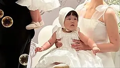 Lady Jane hosts grand first birthday party for twins at Shilla Hotel