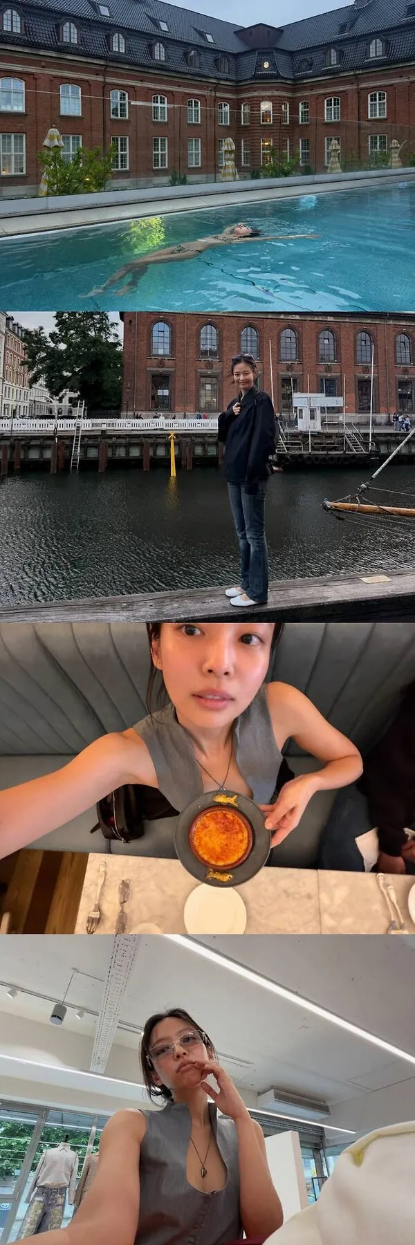 BLACKPINK ジェニー、デンマーク滞在中に大胆なビキニ姿を披露