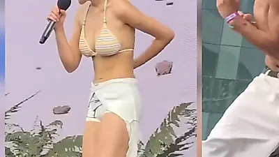 BIBI gây tranh cãi khi kéo khóa áo jumpsuit trước dàn vũ công nam