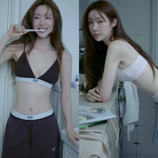 Cha Jung Won showcases bold look in new underwear campaign