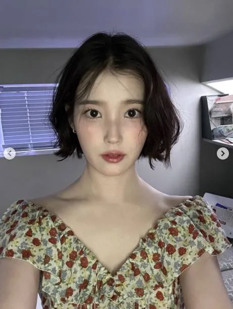 IU's Short Hair Panorama: 'Overflowing Vitality' Amidst Health Rumors
