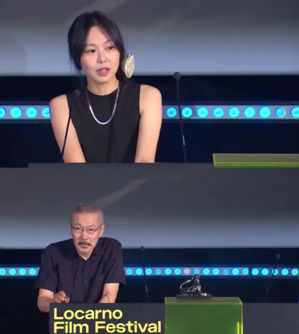 Kim Min-hee xúc động khi nhận giải tại Locarno: 'Cùng với em bé'
