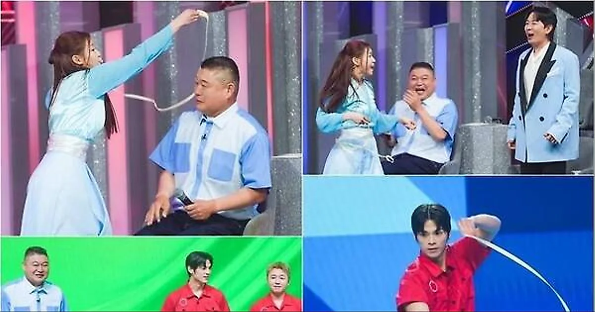 Kang Ho Dong gặp sự cố hy hữu khi bị sợi mì Kung Fu đập trúng má