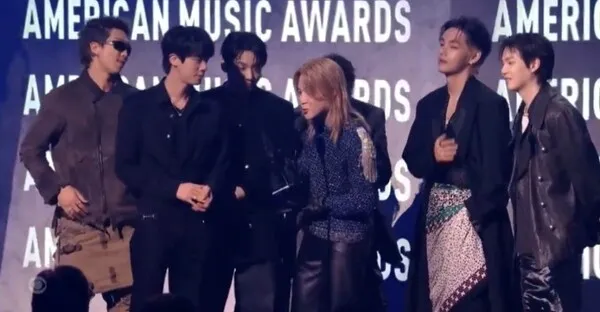 BTS Wins Second Artist of the Year at American Music Awards