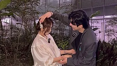 Cặp đôi 'I Am SOLO' Sunja và Kyung Su diện hanbok như ảnh cưới