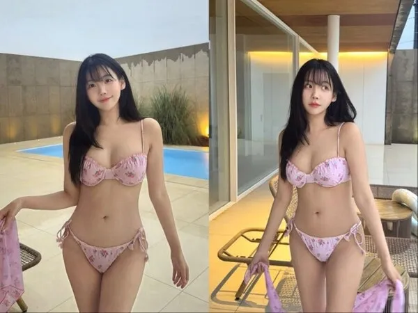 Reina reveals stunning beauty in bikini, looking just as gorgeous as her After School days