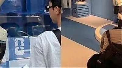Lim Young-woong bows deeply to Lionel Messi mannequin in New York