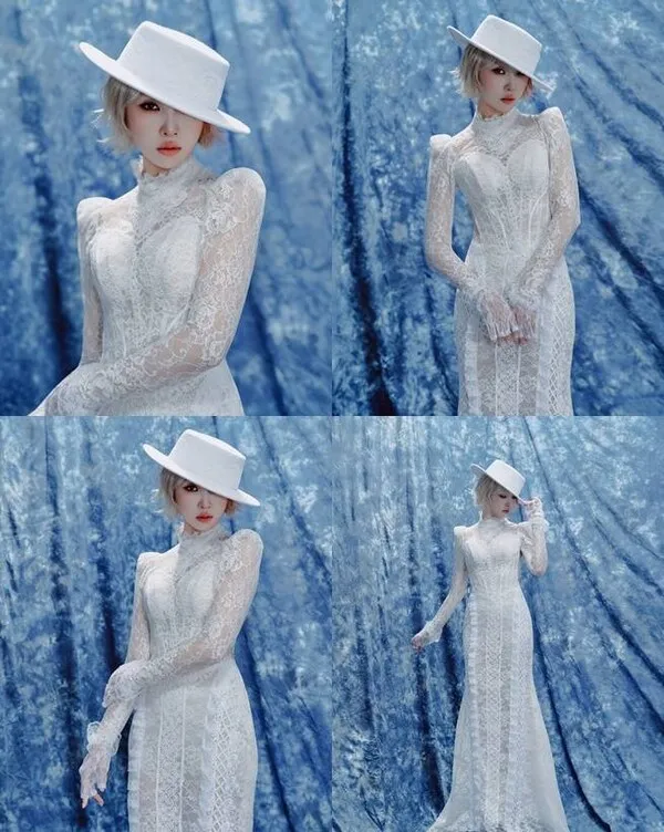 Lim Kim Min-ji Teases Transformation into Pure White Wedding Dress—She Is at Marriageable Age, After All