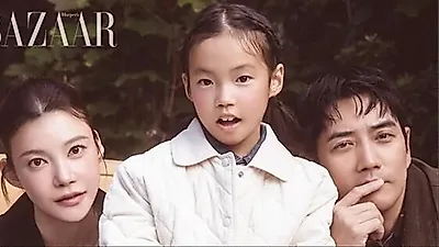 チュ・サンウクとチャ・イェリョン、8歳の娘イナさんを初公開。家族のビジュアルがそっくりと話題に