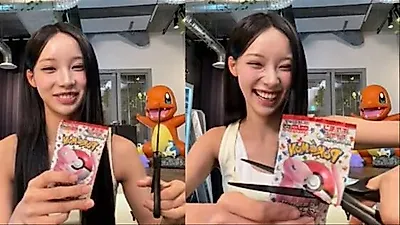 RESCENE's Woni sparks controversy over cutting Pokemon card packs