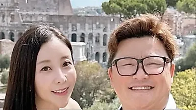 Yoon Jeong-su Enjoys Roman Holiday with Wife Wonjin-seo After Losing Weight