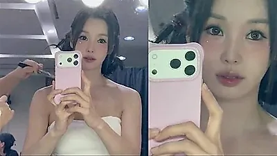 Nam Gyu-ri纯白造型尽显少女感，42岁依然冻龄魅力十足