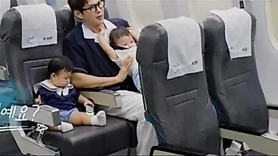 Son Min-su struggles during overseas travel rehearsal with twins