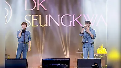 DK và Seungkwan của SEVENTEEN gây bùng nổ với màn trình diễn hoàn hảo tại Seoul Jazz Festival