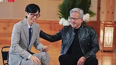 Jensen Huang Dances to K-Pop Demon Hunters OST on You Quiz on the Block