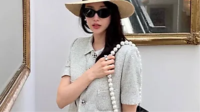 高永旭への牽制か？パク・ハソン、シャネルとCoupangの帽子をミックス「ハイローファッションが好き」