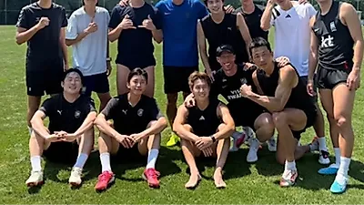 Lim Young-woong and Lee Kang-in meet on the pitch